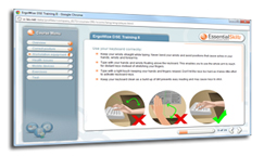 screenshot of ergowize online training course
