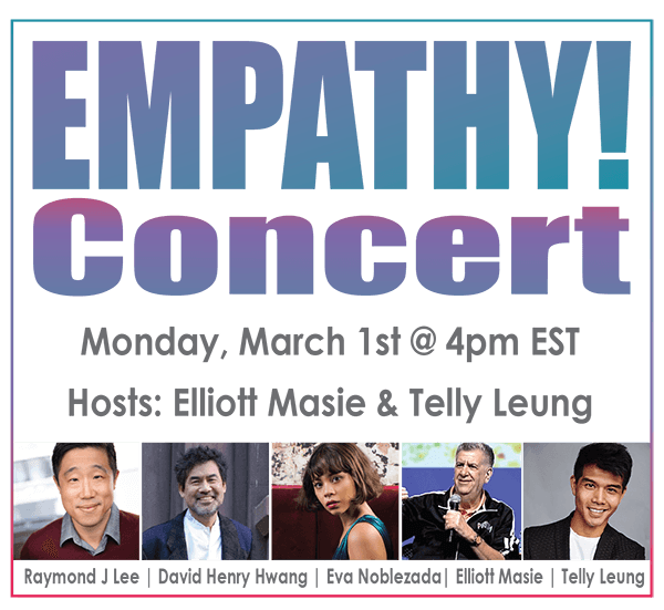 Concierto de empatía: lunes 1 de marzo a las 4 p.m. ET