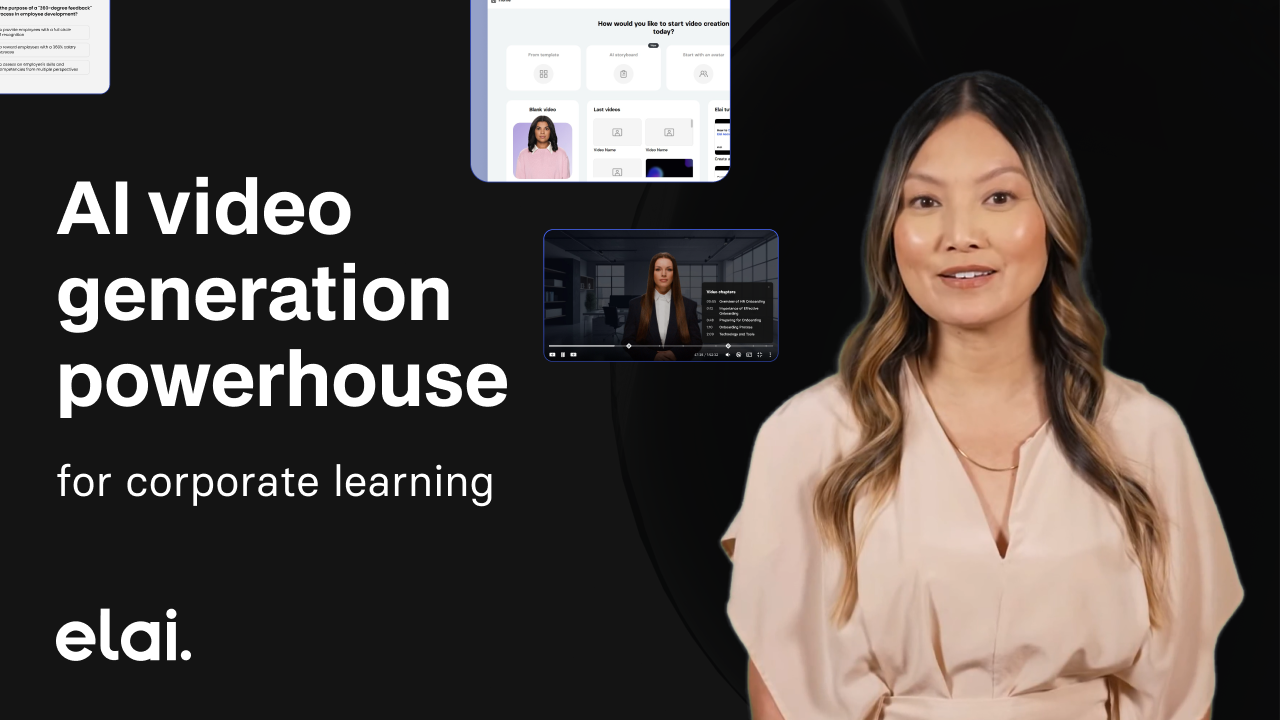 Introducing Elai: an all-in-one powerhouse for L&D video content ...