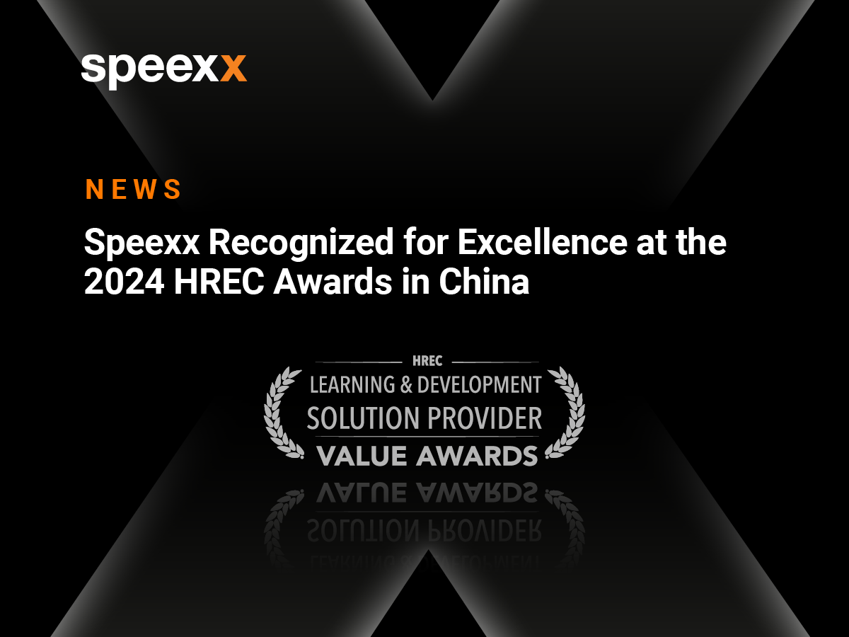 Speexx Recognized for Excellence at the 2024 HREC Awards in China ...