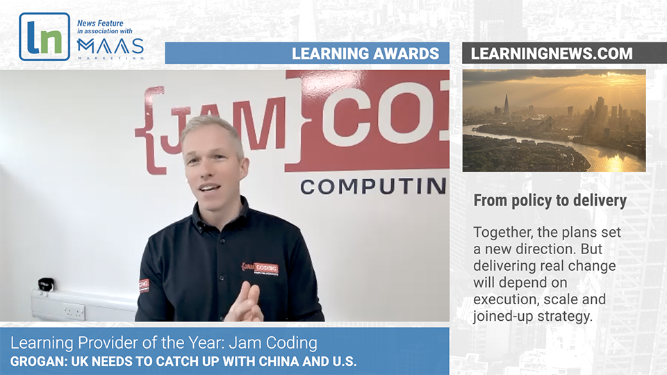 Learning Provider of the Year: Jam Coding - Learning News