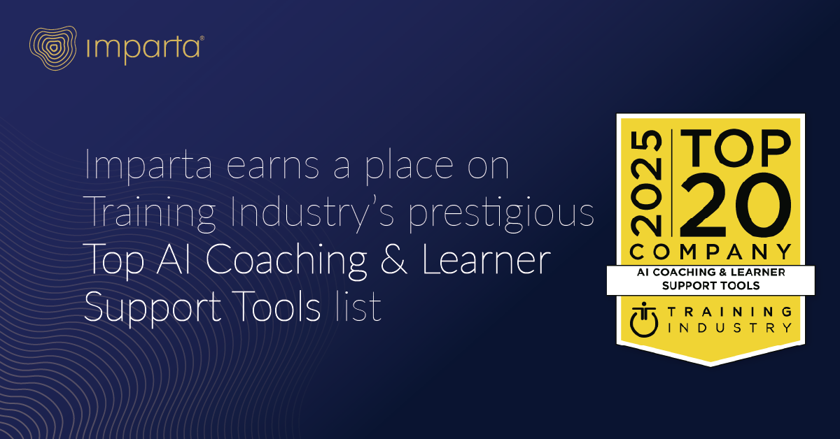Learner Support Tools Imparta Named a Top AI Coaching & Learner Support Tools Company ...