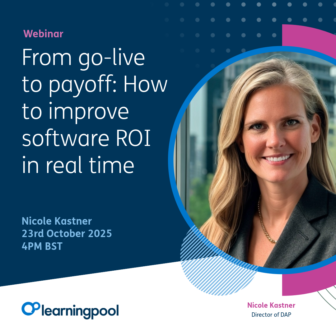 Learning Pool webinar explores how to improve software ROI in real time ...