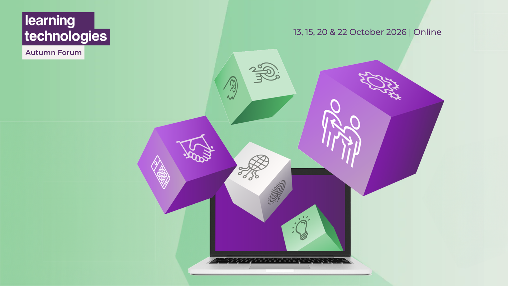 Learning Technologies 2026 Autumn Forum takes place online on 13, 15, 20 and 22 October